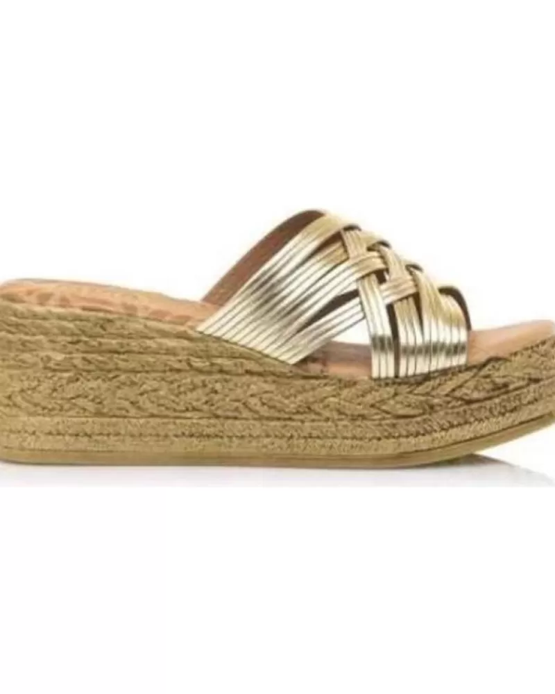 Woman MTNG Woman Zapatos De Cuna Sandalias Mustang 51929 Oro