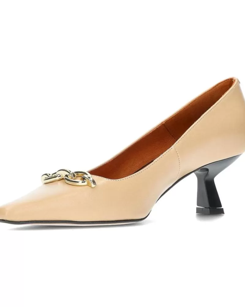 Woman ANGEL ALARCON Woman Zapatos De Tacon Zapatos De Salon Suri Taupe