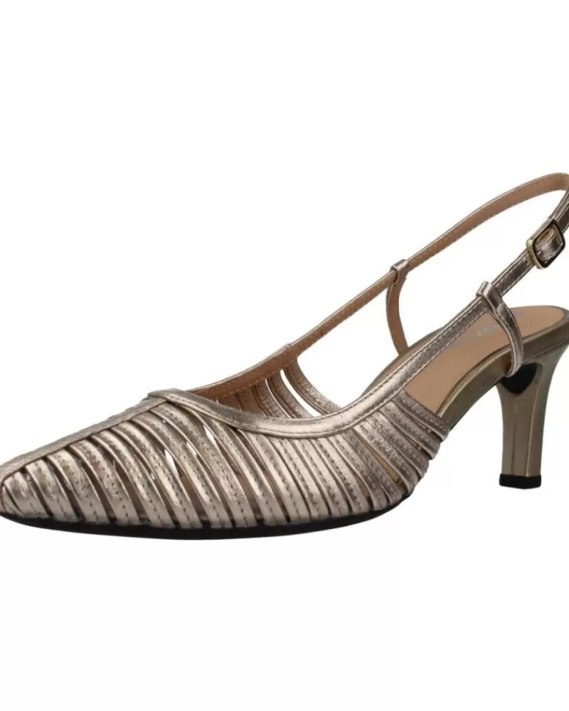 Woman GEOX Woman Zapatos De Tacon D Bibbiana Oro