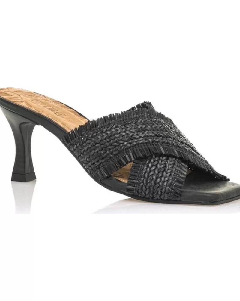Woman MTNG Woman Zapatos De Tacon Sandalias De Tacon Mustang 50964 Negro