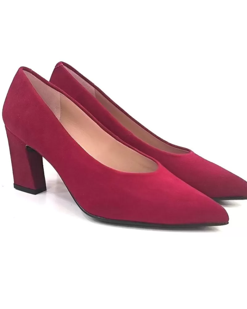 Woman UNISA Woman Zapatos De Tacon Zapato Corte Salon De Ante Con Tacon Y Suela De Goma Ante Chili Ante Chili