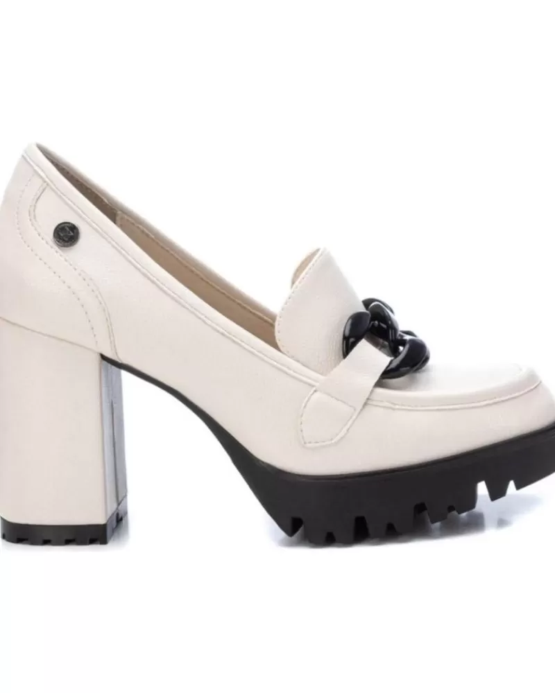 Woman XTI Woman Zapatos De Tacon Mocasin Con Tacon Alto Para Mujer 140584 Hielo